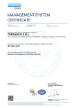 ThesanCo - certificat ISO 9001:2015 DNV